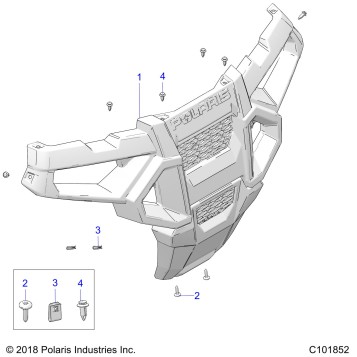 BODY, BUMPER, FRONT - A20HAB15A2 (C101852)
