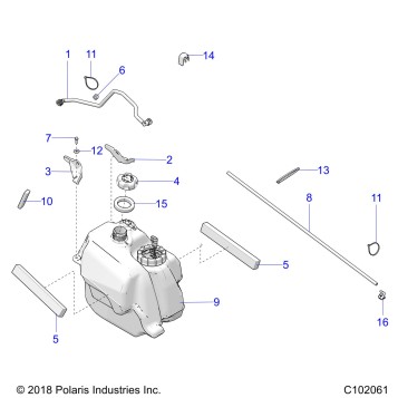 FUEL SYSTEM, FUEL TANK ASM. - A22SJE57AX/BX (C102061)
