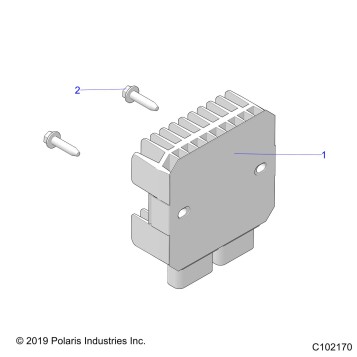 ELECTRICAL, VOLTAGE REGULATOR AND MOUNTING - A24SHR57AM (C102170)