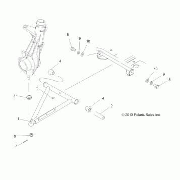 SUSPENSION, A-ARM and STRUT MOUNTING - A15SAA32EH (49ATVAARM13SP500)