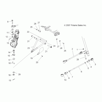 SUSPENSION, FRONT - A07CL50AA (49ATVAARM6X6)