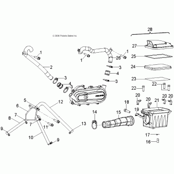 AIR CLEANER - A07KA09AA/AB/AD (49ATVAIRBOX07OTLW90)