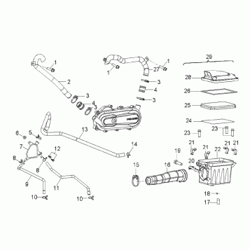 ENGINE, AIR INTAKE SYSTEM - A08KA09AB/AC/AD (49ATVAIRBOX08OUT90)