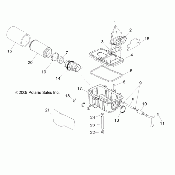 ENGINE, AIR INTAKE SYSTEM - A11NG50AA (49ATVAIRBOX10SCRAM)