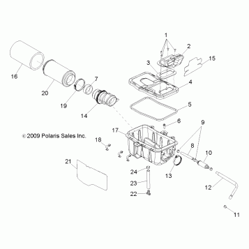 ENGINE, AIR INTAKE SYSTEM - A12NG50AA (49ATVAIRBOX12SCRAM)
