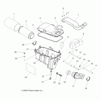 AIR BOX - A07TH50AL/AQ/AU/AZ/TN50AF/AS/AU (49ATVAIRBOXX2500EFI)