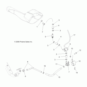 EXHAUST, AIR INJECTION SYSTEM - A07TH50EA (49ATVAIRINJECTX2QUAD)