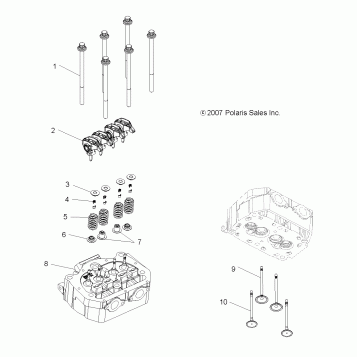 ENGINE, VALVES - A09DN76AB/AL/AY (49ATVAIRINTAKE08SPTRG800)