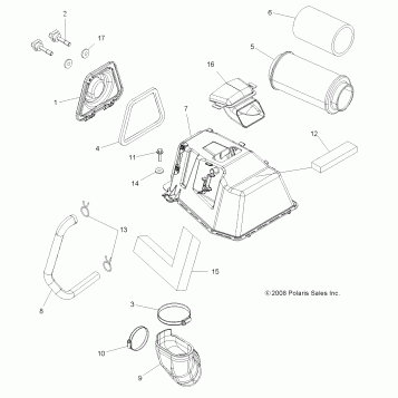 ENGINE, AIR INTAKE - A09ZN85/8X ALL OPTIONS (49ATVAIRINTAKE09SPXP550)