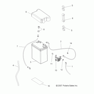 ELECTRICAL, BATTERY - A08CL50AA (49ATVBATTERY086X6)