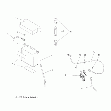 ELECTRICAL, BATTERY - A08CA32AA (49ATVBATTERY08BOSS)