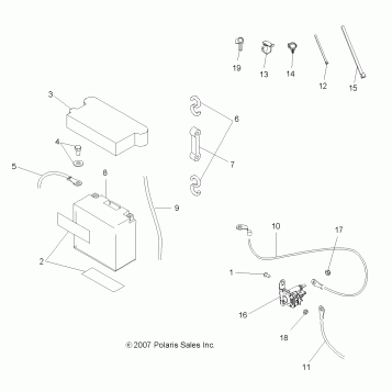 ELECTRICAL, BATTERY - A08BG50AA (49ATVBATTERY08SCRAM)