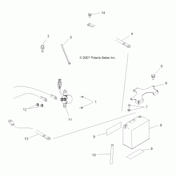 ELECTRICAL, BATTERY - A08LH27AW/AX/AZ (49ATVBATTERY08SP300)