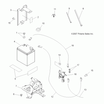 ELECTRICAL, BATTERY - A08DN50EA (49ATVBATTERY08SPTRG500QD)