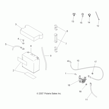 ELECTRICAL, BATTERY - A08BA32AA (49ATVBATTERY08TB)