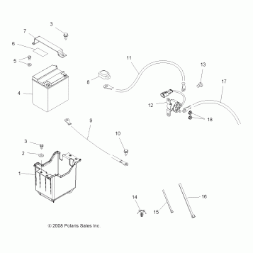 ELECTRICAL, BATTERY - A09MN76AX/AZ (49ATVBATTERY09SP800EFI)