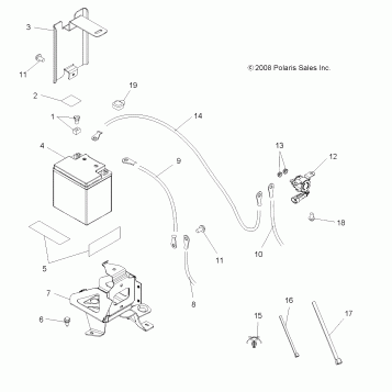 ELECTRICAL, BATTERY - A09DN76AB/AL/AY (49ATVBATTERY09SPTRG800)