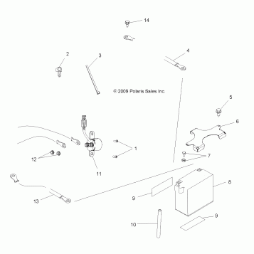 ELECTRICAL, BATTERY - A11LB27AA (49ATVBATTERY10HAWK)