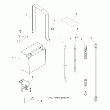 ELECTRICAL, BATTERY - A10DX55AL/AF (49ATVBATTERY10SPTRGEPS)