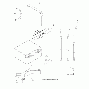 ELECTRICAL, BATTERY - A10ZX85AK/AL/AS/AT/AX (49ATVBATTERY10SPXP850)