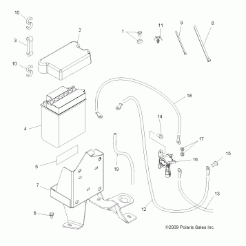 ELECTRICAL, BATTERY - A11DH50AX/AZ (49ATVBATTERY11SP500TRG)