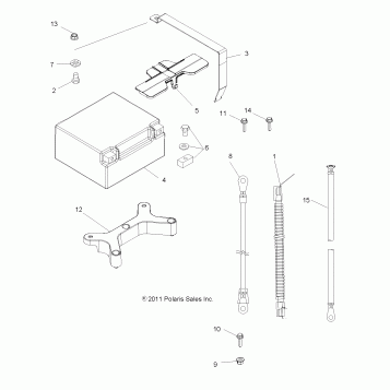 ELECTRICAL, BATTERY - A12DN8EAF/EAH/EAR/EAW (49ATVBATTERY12SPTRGEPS850)