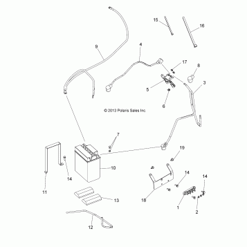 ELECTRICAL, BATTERY - A14MH5EAA/EAC/EAJ (49ATVBATTERY14570)