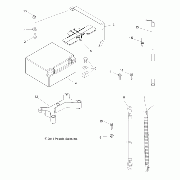 ELECTRICAL, BATTERY - A14ZN8EAB/C/I/M/P/S (49ATVBATTERY14SPXP850)