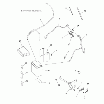 ELECTRICAL, BATTERY - A19SJE57BH (49ATVBATTERY15570SP)