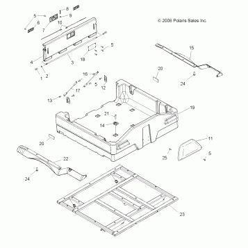 BODY, DUMP BOX - A11CF76AA (49ATVBOX096X6)