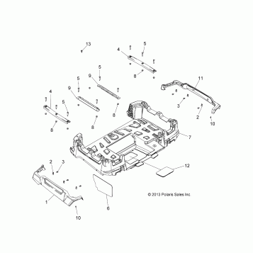 BODY, REAR BOX - A18SUE57N5 (49ATVBOXRR14570UTE)