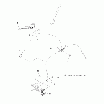 BRAKE, FRONT - A07GP52AA/AB (49ATVBRAKEFRT07OUT525)