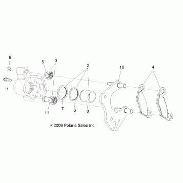 BRAKES, FRONT CALIPER - A17SVE95AM