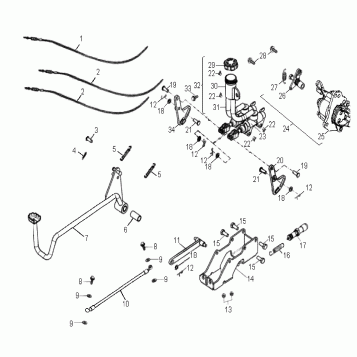 BRAKES, REAR - A10PB20EB (49ATVBRAKERR08PHXQD)