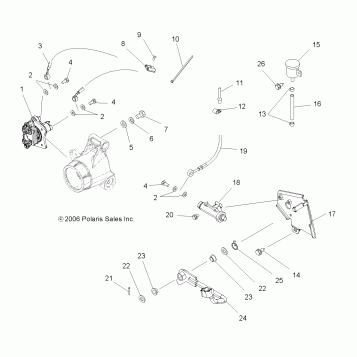 BRAKE, FOOT - A07MH76AL/AQ/AX/AY/AZ/A2/MN76AF/AT/AY (49ATVBRAKERR800EFI)