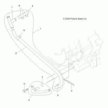 ENGINE, BREATHER - A10DX55AL/AF (49ATVBREATHER09SPXP550)