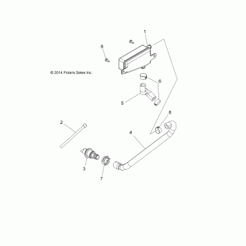 ENGINE, BREATHER HOSE - A16DAA32A1/A7 (49ATVBREATHER15325)