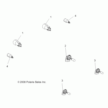 ELECTRICAL, BULBS - A08MN50AF/AN/AQ/AR/AS/AT/AW/AX (49ATVBULBS08SP800EFI)