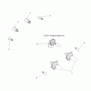ELECTRICAL, BULBS - A12MH50FF/FX/FY (49ATVBULBS12SP500F)