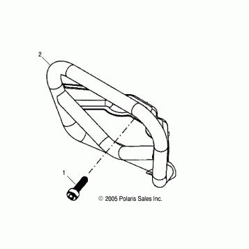 CHASSIS, BUMPER - A14PB20AF (49ATVBUMPER07PHX)