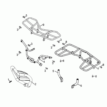 BUMPER - A07SB20AA (49ATVBUMPER07SAW)