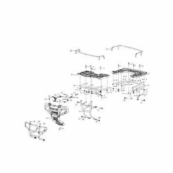 CHASSIS, BUMPER - A08FA09AA/AB/AC (49ATVBUMPER08SP90)