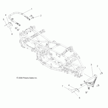 CHASSIS, BUMPER and GRAB BAR - A11GP52AA (49ATVBUMPER09OUT525)