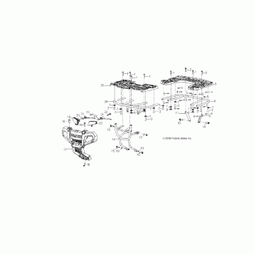 CHASSIS, BUMPER - A21YAF11B5 (49ATVBUMPER09SP90)