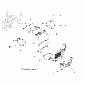 BODY, FRONT BUMPER and MOUNTING - A11MH76AX/AZ (49ATVBUMPER11SP500TRG)