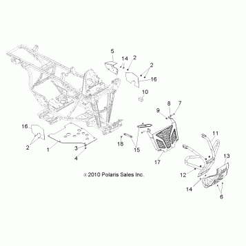 CHASSIS, FRONT BUMPER - A13NA32AA (49ATVBUMPER11TBLZR)