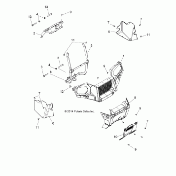 BODY, FRONT BUMPER and MOUNTING - A15SEE57AA/AC/AJ (49ATVBUMPER15570A)