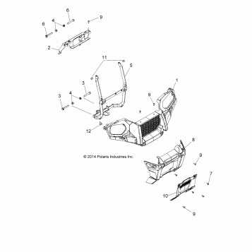 BODY, FRONT BUMPER and MOUNTING - A19SJE57BH (49ATVBUMPER15570SP)