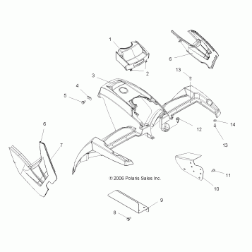 CAB, FRONT - A07MH68AX/AY/AZ (49ATVCAB07700)