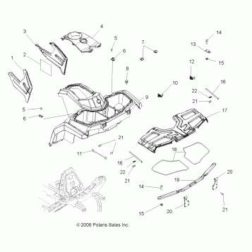 CAB, FRONT - A07LB27AA/AC/LH27AA/AB/AC/AD/AL (49ATVCAB07HAWK)